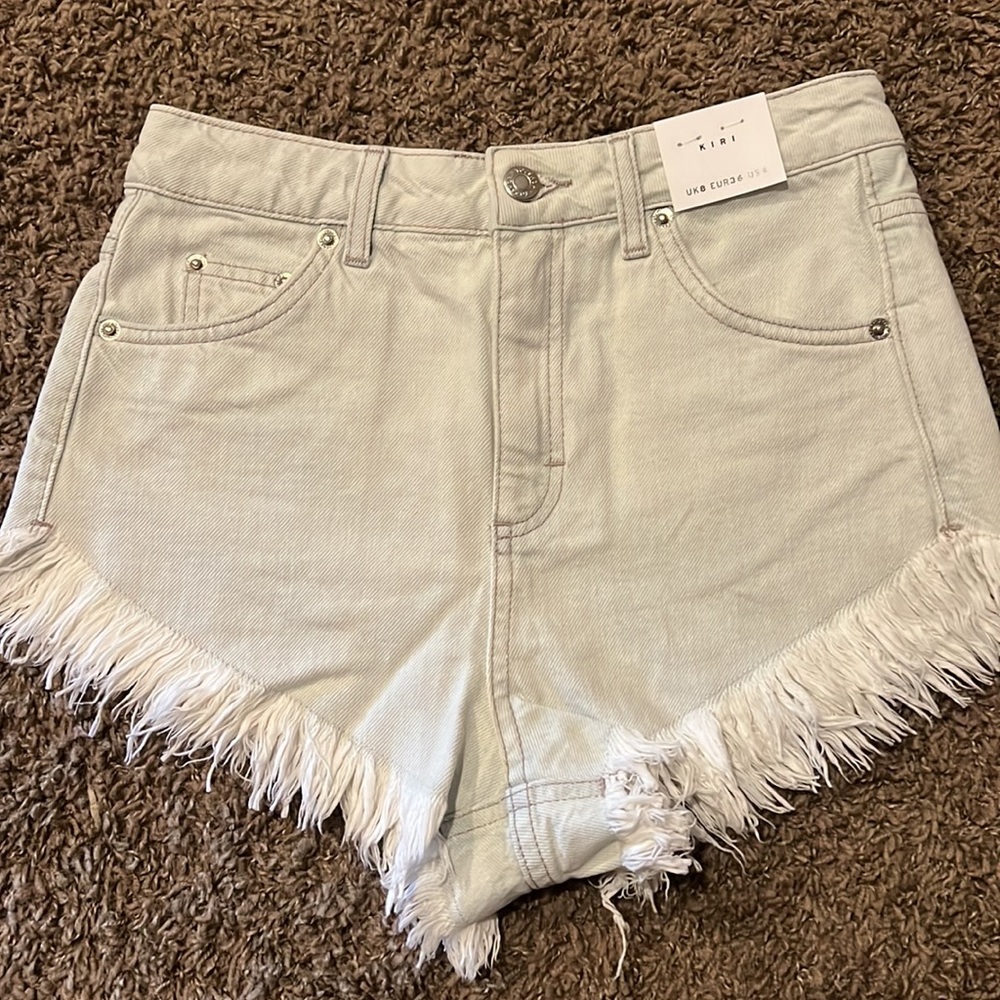 Topshop Kiri denim shorts